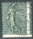 [15c Semeuse Ligne, 5c au lieu de 15c par piquage]